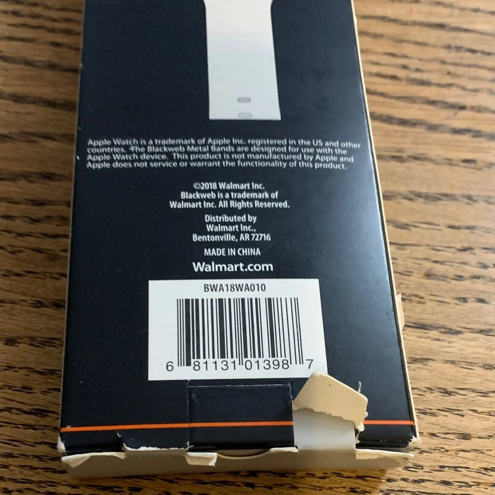 Black Web Brand Replacement Band for Apple Watch